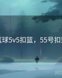 篮球5v5扣篮，55号扣篮
