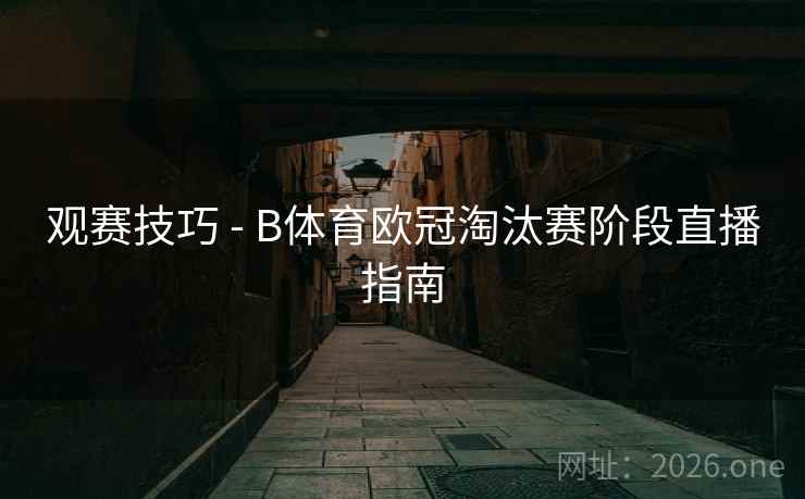 观赛技巧 - B体育欧冠淘汰赛阶段直播指南