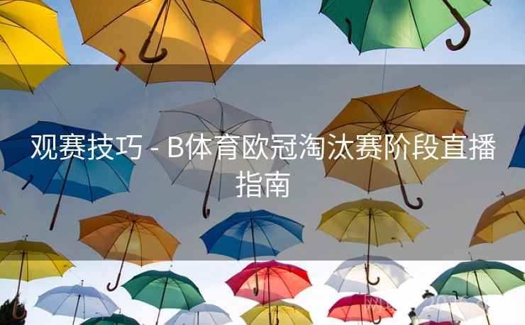 观赛技巧 - B体育欧冠淘汰赛阶段直播指南