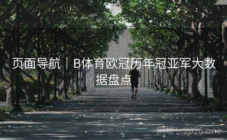 页面导航｜B体育欧冠历年冠亚军大数据盘点