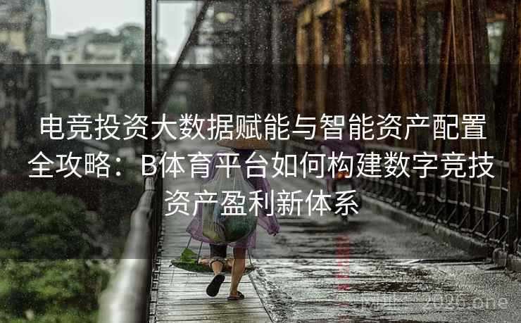 电竞投资大数据赋能与智能资产配置全攻略：B体育平台如何构建数字竞技资产盈利新体系