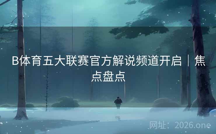 B体育五大联赛官方解说频道开启｜焦点盘点