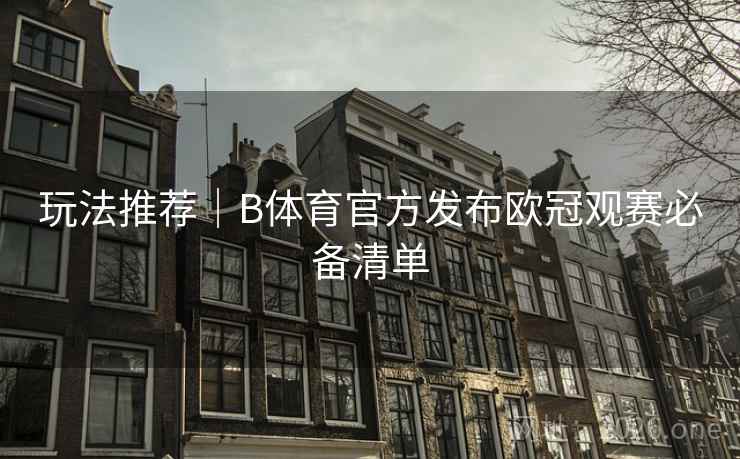 玩法推荐｜B体育官方发布欧冠观赛必备清单