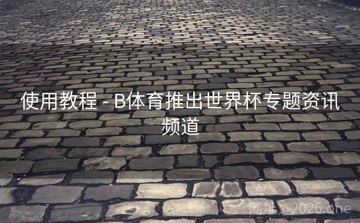 使用教程 - B体育推出世界杯专题资讯频道