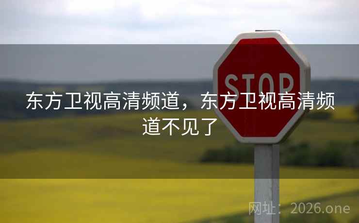 东方卫视高清频道，东方卫视高清频道不见了