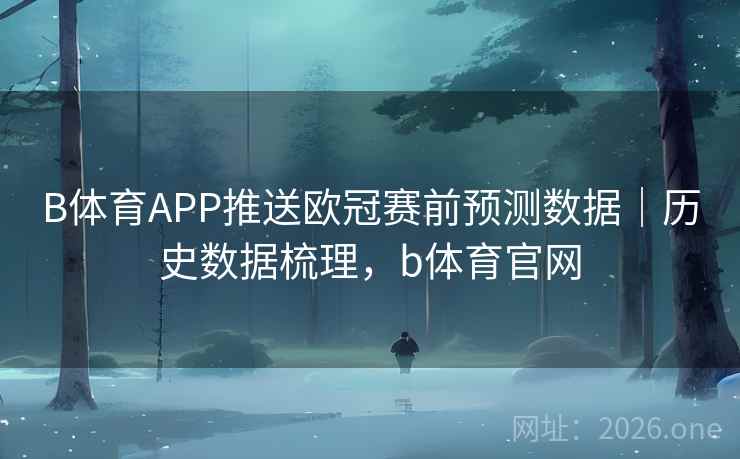 B体育APP推送欧冠赛前预测数据｜历史数据梳理，b体育官网