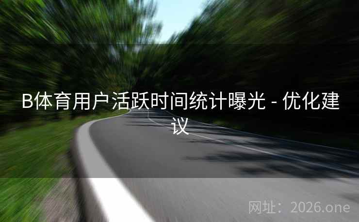 B体育用户活跃时间统计曝光 - 优化建议