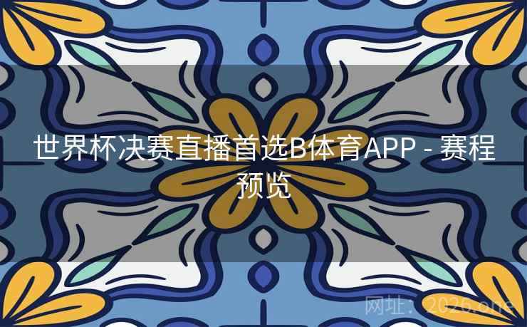 世界杯决赛直播首选B体育APP - 赛程预览