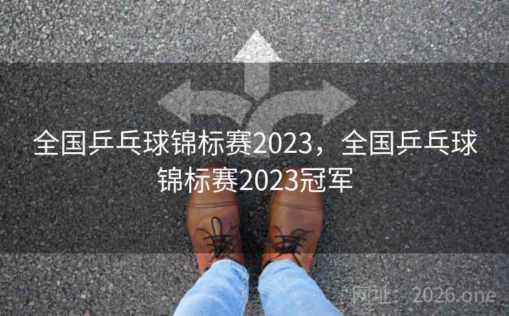 全国乒乓球锦标赛2023，全国乒乓球锦标赛2023冠军