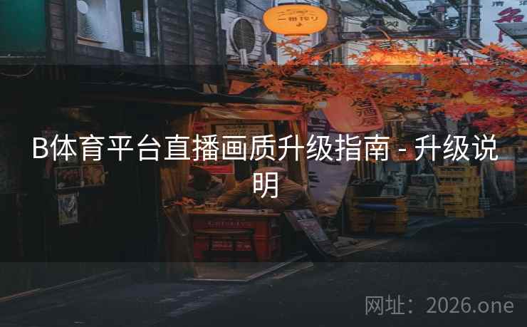 B体育平台直播画质升级指南 - 升级说明